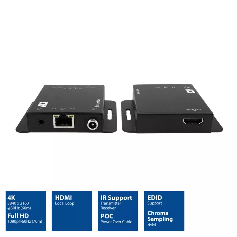 ACT AC7801 HDMI 1.4 pagarinātāja komplekts pa CAT6 UTP ar IR atbalstu, 40 m