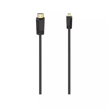 Hama 00074259 HDMI kabelis 2 m HDMI Type A (standarta) – HDMI Type D (mikro) Melns