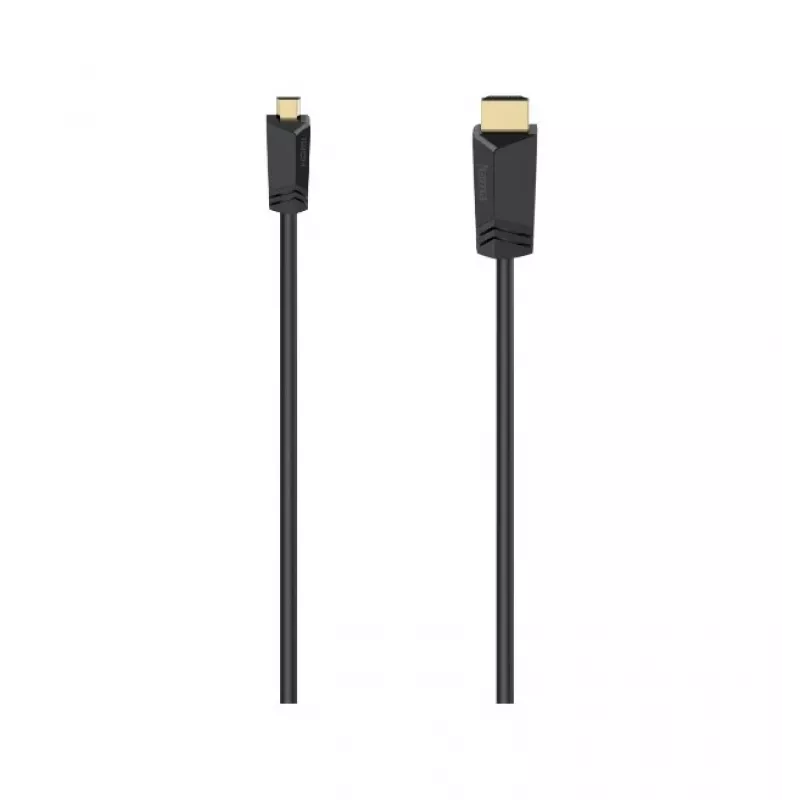 Hama 00074259 HDMI kabelis 2 m HDMI Type A (standarta) – HDMI Type D (mikro) Melns
