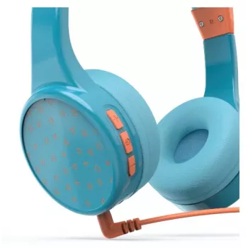 Hama Teens Guard II Bezvadu Austiņas Zvanīšanai/Mūzikai USB Type-C Zils, Oranžs