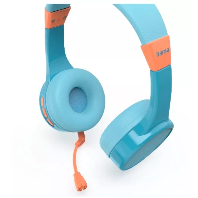 Hama Teens Guard II Bezvadu Austiņas Zvanīšanai/Mūzikai USB Type-C Zils, Oranžs