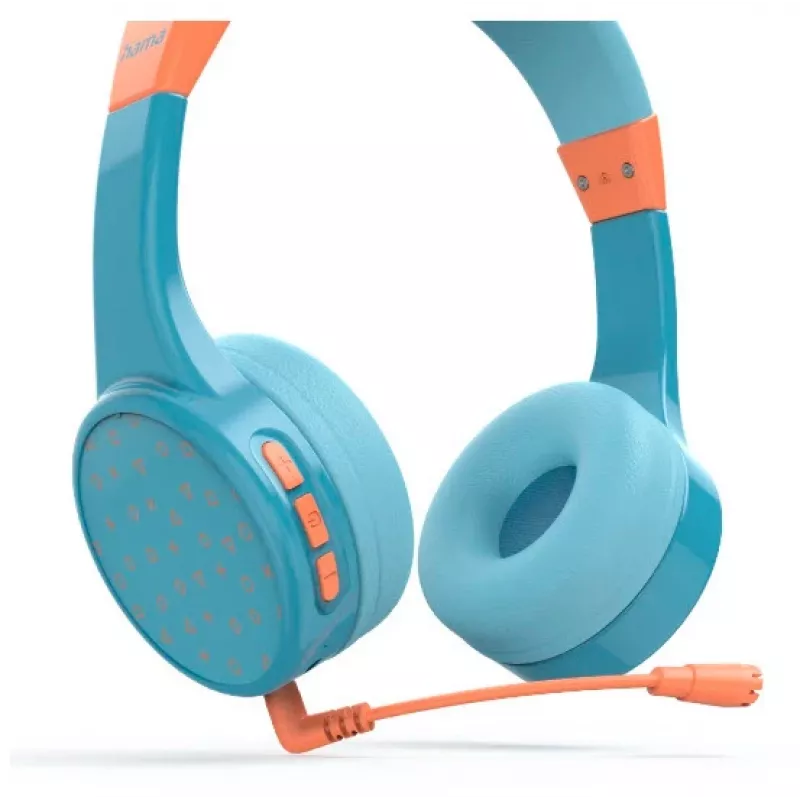 Hama Teens Guard II Bezvadu Austiņas Zvanīšanai/Mūzikai USB Type-C Zils, Oranžs