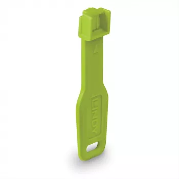 Lindy RJ45 Portu Bloķētāji Zaļi, 10gab + 1 Atslēga