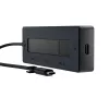 HP 4K USB-C daudzportu centrmezgls, USB Type-C, 10000 Mbit/s, 3840 x 2160, Melns, 65 W