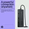 HP 4K USB-C daudzportu centrmezgls, USB Type-C, 10000 Mbit/s, 3840 x 2160, Melns, 65 W