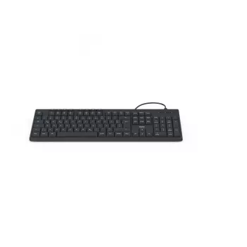 Hama CK-200 USB QWERTZ klaviatūra melna