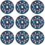 Slīpēšanas disks Bosch 2608902407 Ø125 mm — 1 gabals abrazīvs disks rotējošiem/orbitāliem slīpmašīnām
