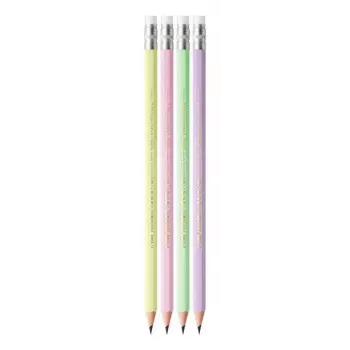 Zīmuļu komplekts TEKA BIC Evolution HB, sešstūra koka zīmuļi, 12 gab., dažādas krāsas