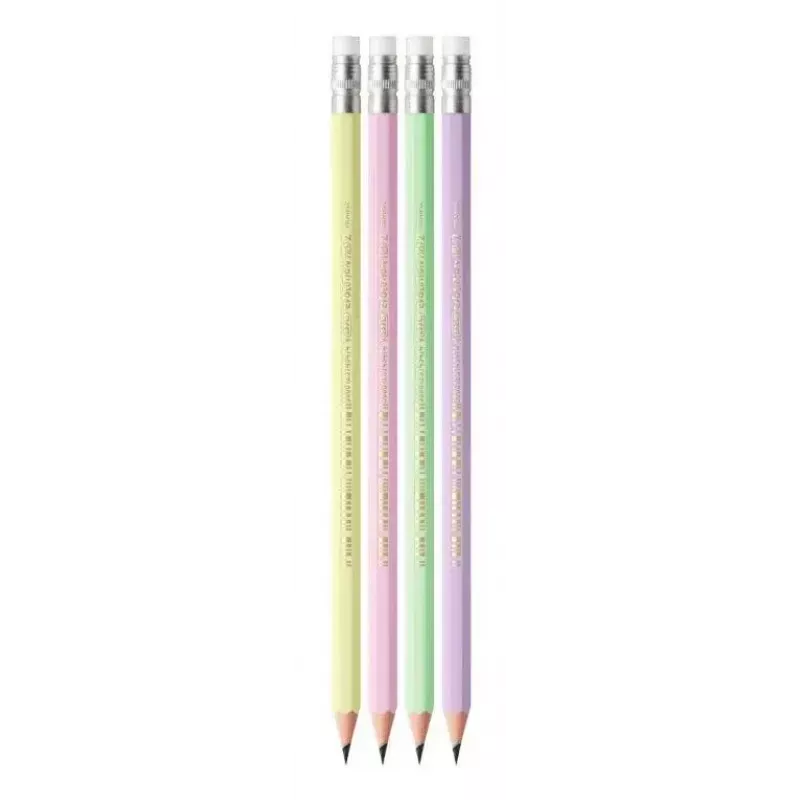 Zīmuļu komplekts TEKA BIC Evolution HB, sešstūra koka zīmuļi, 12 gab., dažādas krāsas