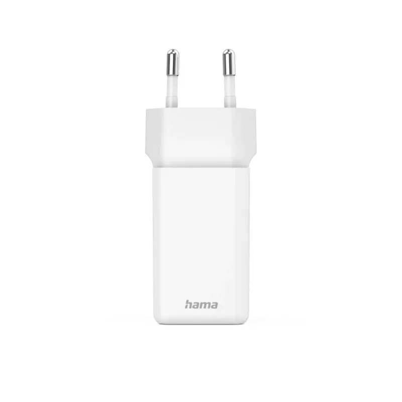 Hama 00201989 ātrais lādētājs 40W GaN 2xUSB-C balts