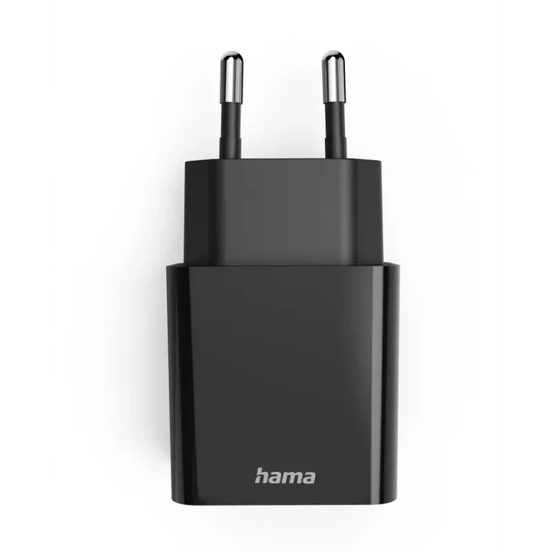 Hama 00201959 ātrais lādētājs mobilajām ierīcēm, USB-C, 20W, melns