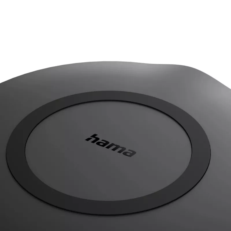 Hama 00201746 mobilās ierīces lādētājs Melns AC Bezvadu ātrā uzlāde Iekštelpām