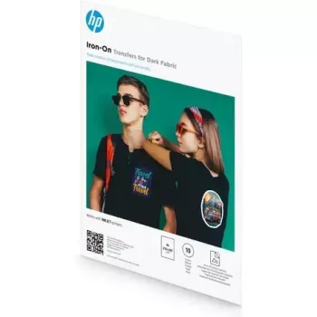 Pārnese uz tumšiem audumiem A4 (210 x 297 mm) 10 loksnes — HP