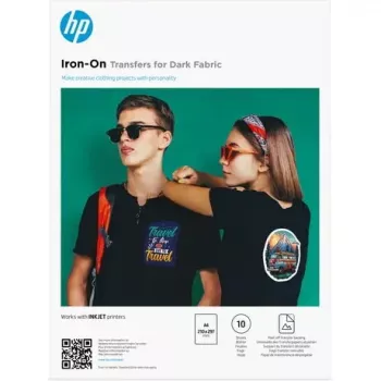 Pārnese uz tumšiem audumiem A4 (210 x 297 mm) 10 loksnes — HP
