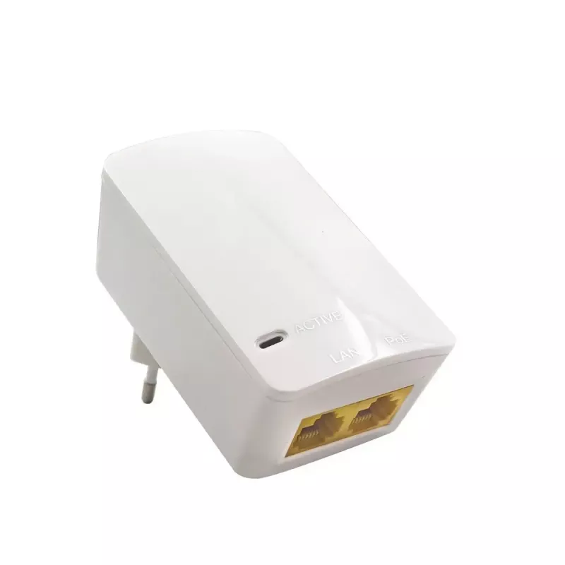 PoE injektors MicroConnect MC-POINJ-EU — vienporta strāvas padeve pa Ethernet