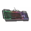 Spēļu tastatūra Trust GXT 856 Torac USB QWERTZ Vācu melna RGB LED