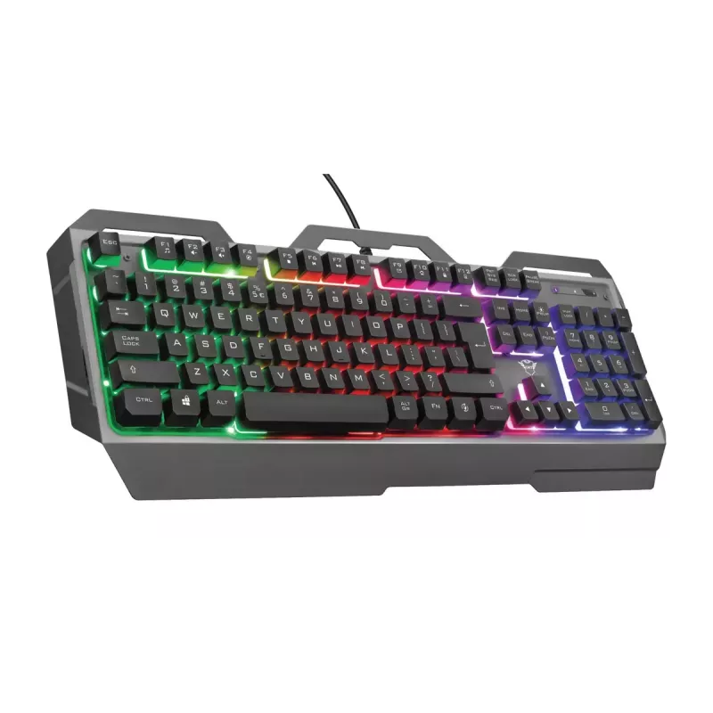 Spēļu tastatūra Trust GXT 856 Torac USB QWERTZ Vācu melna RGB LED