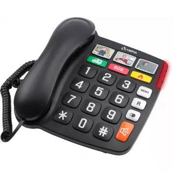 Analogais telefons Olympia 4500 Melns Balts