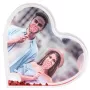 Hama Heart sirds formas vienas fotogrāfijas rāmis Sarkans, Caurspīdīgs