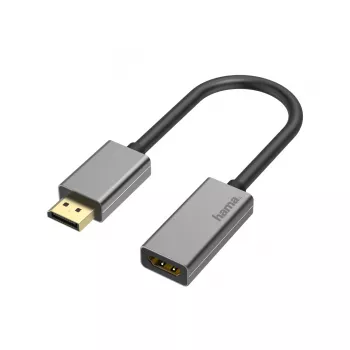 Hama 00200329 video kabeļa adapteris DisplayPort–HDMI melns