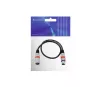 Audio kabelis Omnitronic 30220401 0,5m XLR 3-pin Melns