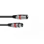 Audio kabelis Omnitronic 30220401 0,5m XLR 3-pin Melns