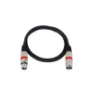 Audio kabelis Omnitronic 30220406 1m XLR 3-pin Melns