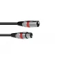 Audio kabelis Omnitronic 30220406 1m XLR 3-pin Melns