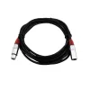 Audio kabelis XLR 3-pin Omnitronic 3022050R 5m Melns