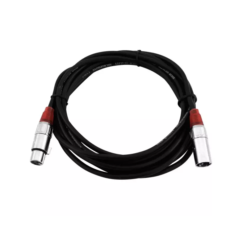 Audio kabelis XLR 3-pin Omnitronic 3022050R 5m Melns