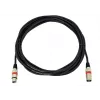 Audio kabelis XLR 3-pin Omnitronic 3022052R 7.5 m Melns