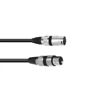 Audio kabelis Omnitronic 30220590 25m XLR 3-pin Melns