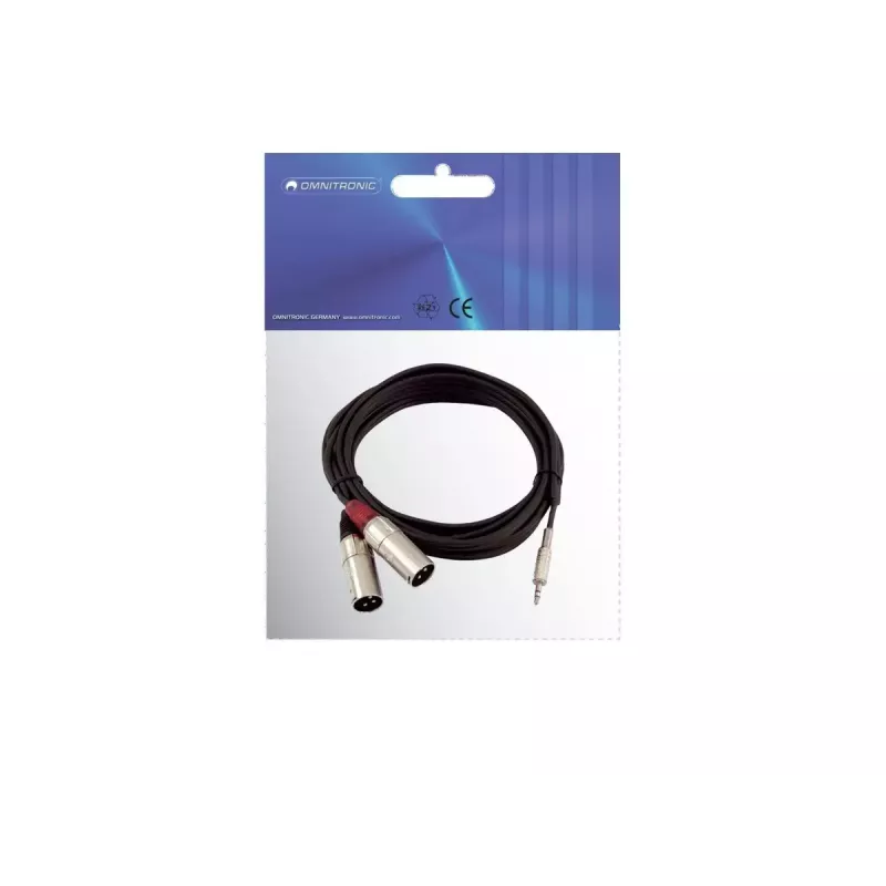 Audio kabelis 3 m Omnitronic 30225157