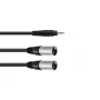 Audio kabelis 3 m Omnitronic 30225157