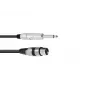 Audio kabelis Omnitronic 30225170 5m XLR 3-pin 6,35mm Melns