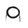Audio kabelis XLR 3-pin 6,35mm Omnitronic 3022519C 5m Melns