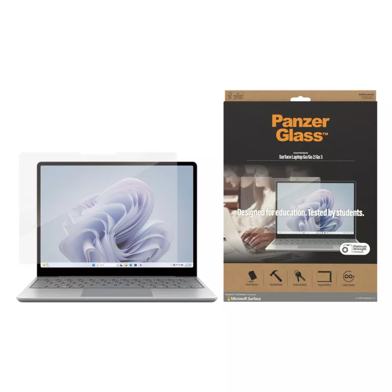 PanzerGlass ® Aizsargstikls Microsoft Surface Laptop Go3 | Go 2 | Go