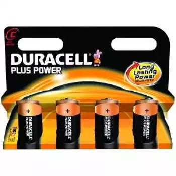 Duracell MN1400B4 C izmēra baterija 1.5V, 4 iepakojumā