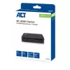 ACT 4K HDMI Switch 3x1 Melns 60Hz 1920x1080 3840x2160