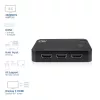 ACT 4K HDMI Switch 3x1 Melns 60Hz 1920x1080 3840x2160
