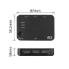 ACT 4K HDMI Switch 3x1 Melns 60Hz 1920x1080 3840x2160