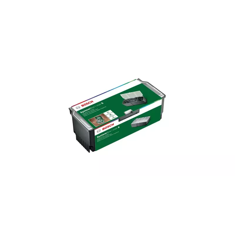 Uzglabāšanas kaste Bosch SystemBox taisnstūrveida polipropilēns 600×400×280 mm, melna/pelēka