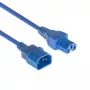 ACT strāvas vads C14 - C15 zils 1,2 m IEC C14 250V 10A