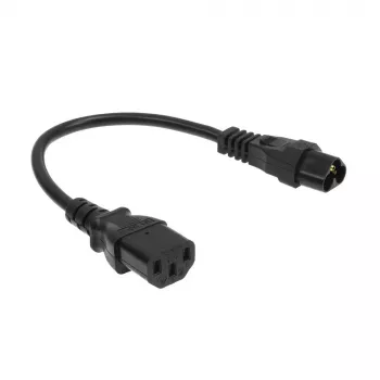 Strāvas vads ACT C6 - C13 melns 0.2 m 250V 2.5A
