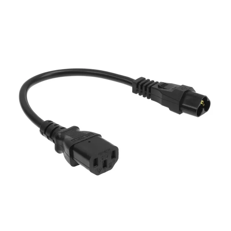 Strāvas vads ACT C6 - C13 melns 0.2 m 250V 2.5A
