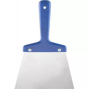 Špakteļlāpstiņa KWB 029200 ar zilu plastmasas rokturi, 15 cm asmens platums