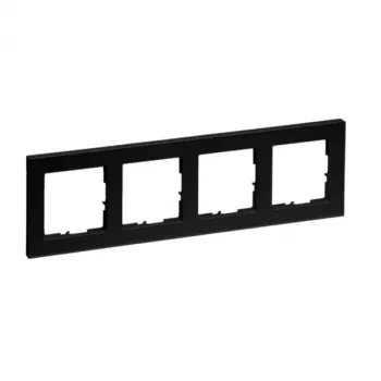 Legrand 765384 sienas plāksne/vāciņš melns