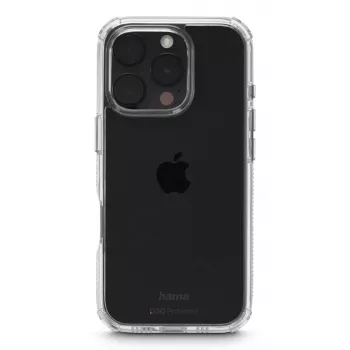 Hama Extreme Protect vāciņš iPhone 16 Pro, 16 cm (6.3 collas), caurspīdīgs