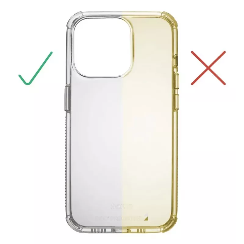 Hama Extreme Protect vāciņš iPhone 16 Pro, 16 cm (6.3 collas), caurspīdīgs