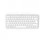 Hama WK-500 bezvadu tastatūra Home/Office RF Wireless + Bluetooth QWERTZ vācu izkārtojums pelēka, balta